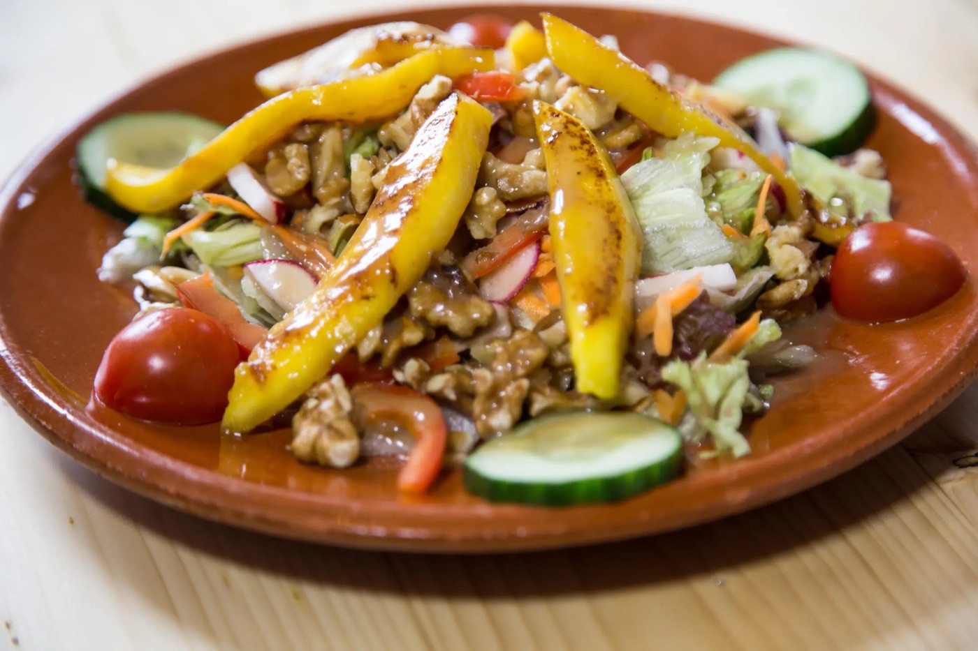 Plato vegetariano con verduras a la plancha – El Hidalgo
